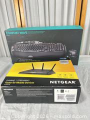 MaxSold Auction: Logitech MK550 Wireless Keyboard & Mouse + NETGEAR R6700 Router - Campbell (California, USA) PARTNER MANAGED Estate Sale Online Auction -  Dell Avenue