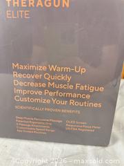 MaxSold Auction: Therabody Theragun Elite Percussive Massager, Graphite New Sealed - Campbell (California, USA) PARTNER MANAGED Estate Sale Online Auction -  Dell Avenue