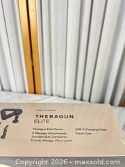 MaxSold Auction: Therabody Theragun Elite Percussive Massager, Graphite New Sealed - Campbell (California, USA) PARTNER MANAGED Estate Sale Online Auction -  Dell Avenue