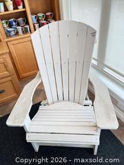 MaxSold Auction: Adirondack Chair - Kingston (Ontario, Canada) PARTNER MANAGED Downsizing Online Auction - Buckingham Court