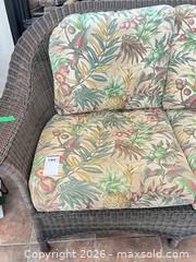 MaxSold Auction: All-Weather HDPE Wicker Love Seat  - Kingston (Ontario, Canada) PARTNER MANAGED Downsizing Online Auction - Buckingham Court
