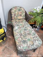 MaxSold Auction: All-Weather HPDE Wicker Chaise Lounge - Kingston (Ontario, Canada) PARTNER MANAGED Downsizing Online Auction - Buckingham Court