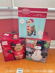 MaxSold Auction: Christmas Outdoor Blow-up Decorations  - Kingston (Ontario, Canada) PARTNER MANAGED Downsizing Online Auction - Buckingham Court