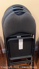 MaxSold Auction: Lot of 6 Metal Frame Folding Chairs - Kingston (Ontario, Canada) PARTNER MANAGED Downsizing Online Auction - Buckingham Court
