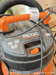 MaxSold Auction: Ridgid Shop Vac - Kingston (Ontario, Canada) PARTNER MANAGED Downsizing Online Auction - Buckingham Court