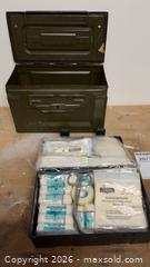 MaxSold Auction: Vintage Military Box, First Aid Kit   - Kingston (Ontario, Canada) PARTNER MANAGED Downsizing Online Auction - Buckingham Court