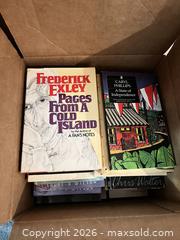 MaxSold Auction: 13 BOXES FULL OF MYSTERY BOOKS, CDS, AND DVDS - Toronto (Ontario, Canada) PARTNER MANAGED Moving Online Auction - Brunswick Avenue