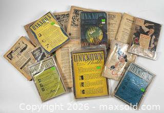 MaxSold Auction: 1940’S SCIENCE FICTION PULPS LOT - Toronto (Ontario, Canada) PARTNER MANAGED Moving Online Auction - Brunswick Avenue