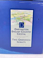 MaxSold Auction: A LOT F DARTINGTON, ENGLISH COUNTRY CRYSTAL WINE GLASSES AND GOBLETS SOLD TOGETHER - Toronto (Ontario, Canada) PARTNER MANAGED Moving Online Auction - Brunswick Avenue