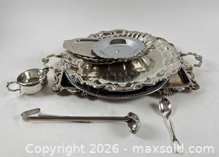 MaxSold Auction: A LOT OF SILVER PLATED TRAYS AND SERVING DISHES ETC - Toronto (Ontario, Canada) PARTNER MANAGED Moving Online Auction - Brunswick Avenue