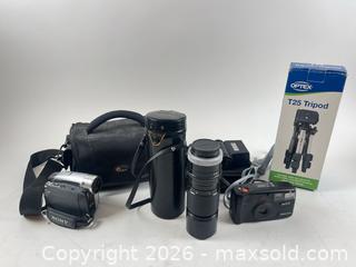MaxSold Auction: A LOT OF VARIOUS CAMERA EQUIPMENT AND CAMERAS - Toronto (Ontario, Canada) PARTNER MANAGED Moving Online Auction - Brunswick Avenue