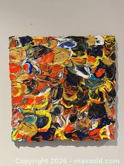 MaxSold Auction: ABSTRACT TEXTURED PAINTING OIL ON CANVAS - Toronto (Ontario, Canada) PARTNER MANAGED Moving Online Auction - Brunswick Avenue