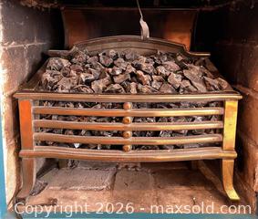 MaxSold Auction: ANTIQUE FEDERAL STYLE CAST IRON ELECTRIC FIRE PLACE INSERT - Toronto (Ontario, Canada) PARTNER MANAGED Moving Online Auction - Brunswick Avenue