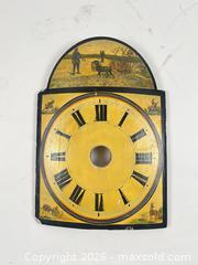 MaxSold Auction: ANTIQUE HAND PAINTED  WALL CLOCK FACE 18TH/ 19TH CENTURY - Toronto (Ontario, Canada) PARTNER MANAGED Moving Online Auction - Brunswick Avenue