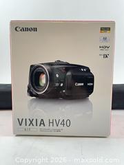MaxSold Auction: CANON CAMCORDER VIXIA HV40 - Toronto (Ontario, Canada) PARTNER MANAGED Moving Online Auction - Brunswick Avenue
