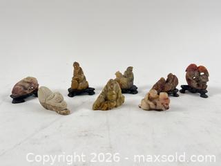 MaxSold Auction: CHINESE SMALL JADE AND STONE CARVINGS. 8 SOLD TOGETHER - Toronto (Ontario, Canada) PARTNER MANAGED Moving Online Auction - Brunswick Avenue
