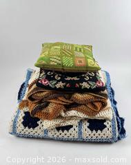 MaxSold Auction: CROCHET AND NEEDLE POINT HAND CRAFTED TEXTILE LOT - Toronto (Ontario, Canada) PARTNER MANAGED Moving Online Auction - Brunswick Avenue