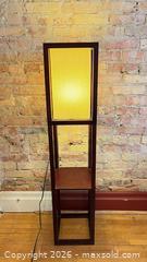 MaxSold Auction: FRANK LLOYD WRIGHT STYLE WOODEN FLOOR LAMP - Toronto (Ontario, Canada) PARTNER MANAGED Moving Online Auction - Brunswick Avenue