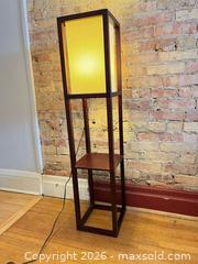 MaxSold Auction: FRANK LLOYD WRIGHT STYLE WOODEN FLOOR LAMP - Toronto (Ontario, Canada) PARTNER MANAGED Moving Online Auction - Brunswick Avenue