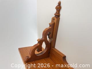 MaxSold Auction: HANDMADE PINE CARVED WALL SHELF - Toronto (Ontario, Canada) PARTNER MANAGED Moving Online Auction - Brunswick Avenue