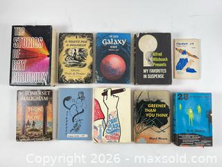 MaxSold Auction: [LOT OF 10] LITERATURE, SCIENCE FICTION, FIRST EDITIONS, ETC. - Toronto (Ontario, Canada) PARTNER MANAGED Moving Online Auction - Brunswick Avenue