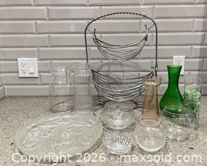 MaxSold Auction: [LOT OF 11] VARIOUS GLASS AND METAL KITCHEN DECOR - Toronto (Ontario, Canada) PARTNER MANAGED Moving Online Auction - Brunswick Avenue