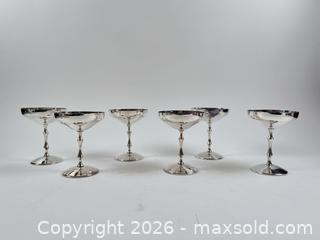 MaxSold Auction: [LOT OF 12] VINTAGE SILVER PLATED CHAMPAGNE COUPES / DESSERT CUPS - Toronto (Ontario, Canada) PARTNER MANAGED Moving Online Auction - Brunswick Avenue