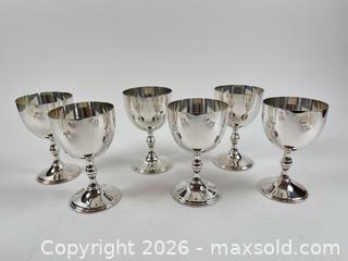 MaxSold Auction: [LOT OF 12] VINTAGE SILVER PLATED WINE GOBLET SETS 2 STYLES - Toronto (Ontario, Canada) PARTNER MANAGED Moving Online Auction - Brunswick Avenue