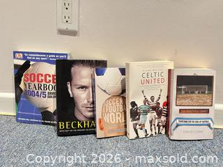 MaxSold Auction: [LOT OF 13] SOCCER / BRITISH FOOTBALL BOOK LOT - Toronto (Ontario, Canada) PARTNER MANAGED Moving Online Auction - Brunswick Avenue