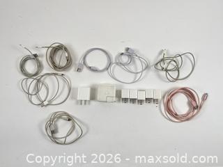 MaxSold Auction: [LOT OF 15] IPHONE USB CHARGING CABLES AND POWER BRICKS - Toronto (Ontario, Canada) PARTNER MANAGED Moving Online Auction - Brunswick Avenue