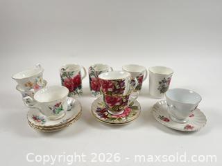 MaxSold Auction: [LOT OF 16] VINTAGE MADE IN ENGLAND FINE BONE CHINA TEA SET - Toronto (Ontario, Canada) PARTNER MANAGED Moving Online Auction - Brunswick Avenue