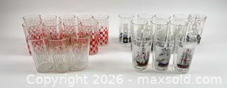 MaxSold Auction: [LOT OF 23] MCM VINTAGE HIGHBALL DRINKING GLASSES - Toronto (Ontario, Canada) PARTNER MANAGED Moving Online Auction - Brunswick Avenue