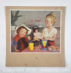 MaxSold Auction: LOT OF 2 VINTAGE DOLE ADVERTISING POSTERS PLACARDS C.1950 - Toronto (Ontario, Canada) PARTNER MANAGED Moving Online Auction - Brunswick Avenue