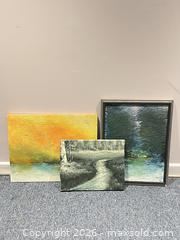 MaxSold Auction: [LOT OF 3] IMPRESSIONIST STYLE LANDSCAPE OIL PAINTINGS - Toronto (Ontario, Canada) PARTNER MANAGED Moving Online Auction - Brunswick Avenue