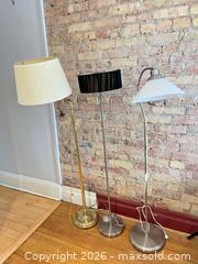 MaxSold Auction: [LOT OF 3] MODERN FLOOR LAMPS - Toronto (Ontario, Canada) PARTNER MANAGED Moving Online Auction - Brunswick Avenue