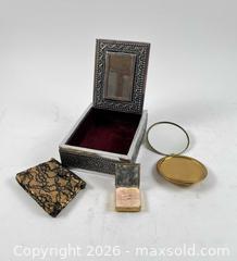 MaxSold Auction: [LOT OF 4] VINTAGE ART DECO TRINKET JEWELRY BOXES AND MAKEUP CASES - Toronto (Ontario, Canada) PARTNER MANAGED Moving Online Auction - Brunswick Avenue