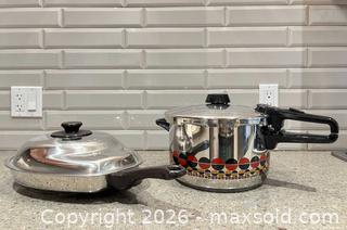 MaxSold Auction: MCM FISSLER PRESSURE COOKER AND SKILLET SET - Toronto (Ontario, Canada) PARTNER MANAGED Moving Online Auction - Brunswick Avenue