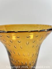 MaxSold Auction: MCM WEBB CONTROLLED AMBER BUBBLE GLASS VASE - Toronto (Ontario, Canada) PARTNER MANAGED Moving Online Auction - Brunswick Avenue
