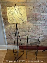 MaxSold Auction: MID CENTURY MODERN WIRE FLOOR LAMP AND MAGAZINE RACK - Toronto (Ontario, Canada) PARTNER MANAGED Moving Online Auction - Brunswick Avenue