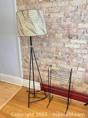 MaxSold Auction: MID CENTURY MODERN WIRE FLOOR LAMP AND MAGAZINE RACK - Toronto (Ontario, Canada) PARTNER MANAGED Moving Online Auction - Brunswick Avenue