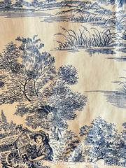 MaxSold Auction: PAIR OF TOILE DE JOUY LONG CURTAIN DRAPES - Toronto (Ontario, Canada) PARTNER MANAGED Moving Online Auction - Brunswick Avenue