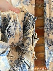 MaxSold Auction: PAIR OF TOILE DE JOUY LONG CURTAIN DRAPES - Toronto (Ontario, Canada) PARTNER MANAGED Moving Online Auction - Brunswick Avenue