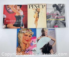 MaxSold Auction: PINUPS AND EROTIC LOT. 5 SOLD VOLUMES TOGETHER BETTY PAGE - Toronto (Ontario, Canada) PARTNER MANAGED Moving Online Auction - Brunswick Avenue