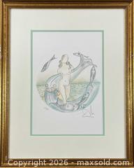 MaxSold Auction: SALVADOR DALI (1904 - 1989) SIGNED AND NUMBERED ORIGINAL COLOURED ETCHING "PISCES" - Toronto (Ontario, Canada) PARTNER MANAGED Moving Online Auction - Brunswick Avenue