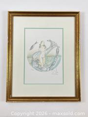 MaxSold Auction: SALVADOR DALI (1904 - 1989) SIGNED AND NUMBERED ORIGINAL COLOURED ETCHING "PISCES" - Toronto (Ontario, Canada) PARTNER MANAGED Moving Online Auction - Brunswick Avenue