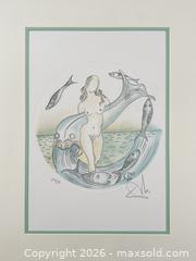 MaxSold Auction: SALVADOR DALI (1904 - 1989) SIGNED AND NUMBERED ORIGINAL COLOURED ETCHING "PISCES" - Toronto (Ontario, Canada) PARTNER MANAGED Moving Online Auction - Brunswick Avenue