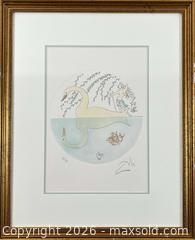 MaxSold Auction: SALVADOR DALI (1904 - 1989) SIGNED ORIGINAL COLOURED ETCHING "VIRGO" NUMBERED - Toronto (Ontario, Canada) PARTNER MANAGED Moving Online Auction - Brunswick Avenue