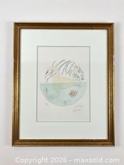 MaxSold Auction: SALVADOR DALI (1904 - 1989) SIGNED ORIGINAL COLOURED ETCHING "VIRGO" NUMBERED - Toronto (Ontario, Canada) PARTNER MANAGED Moving Online Auction - Brunswick Avenue