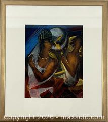 MaxSold Auction: V. ANVFRAYEV. TWO WOMEN AND FISHBOWL. MIXED MEDIA EDWARD DAY GALLERY - Toronto (Ontario, Canada) PARTNER MANAGED Moving Online Auction - Brunswick Avenue