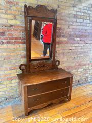 MaxSold Auction: VICTORIAN PINE DRESSER WITH MIRROR BACK 19TH CENTURY - Toronto (Ontario, Canada) PARTNER MANAGED Moving Online Auction - Brunswick Avenue